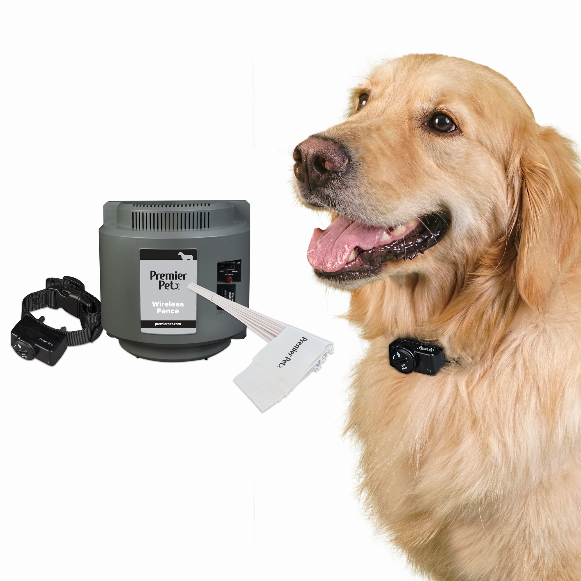 thumbnail image 2 of 2-in-1 Wireless Dog Fence & Containment System – Rechargeable Collar, 20-850ft Range 2 of 5