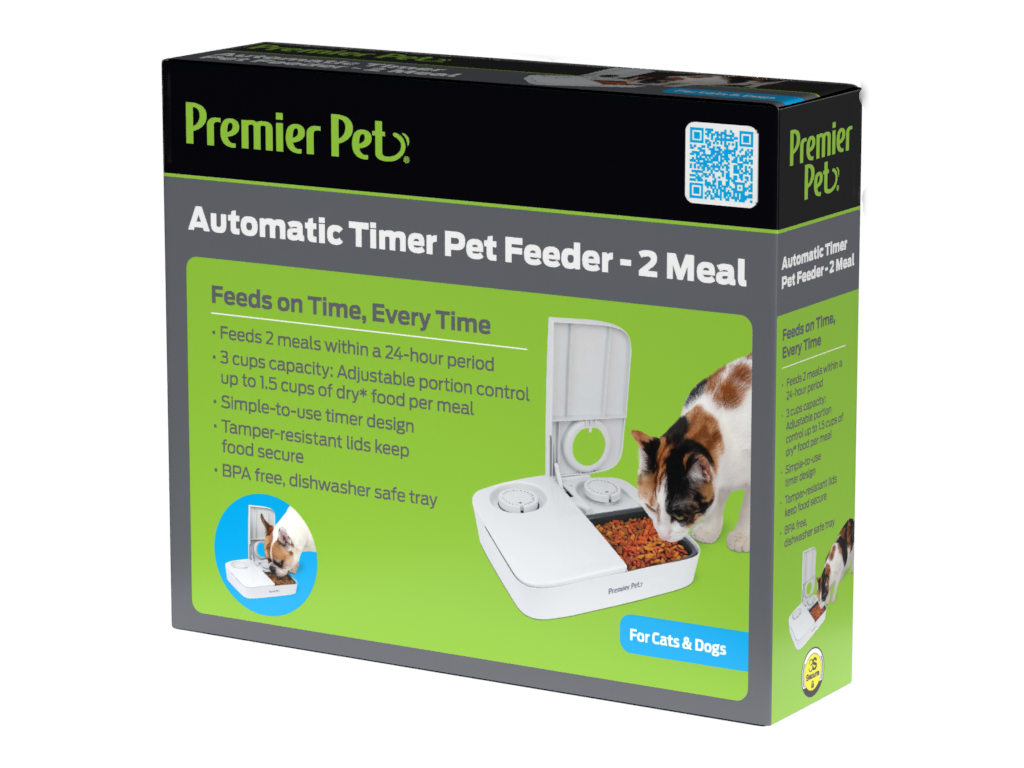 Automatic Timing Pet Feeder, Large Capacity, Dry and Wet Food