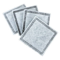 Replacement Carbon Filters, Pack of 4